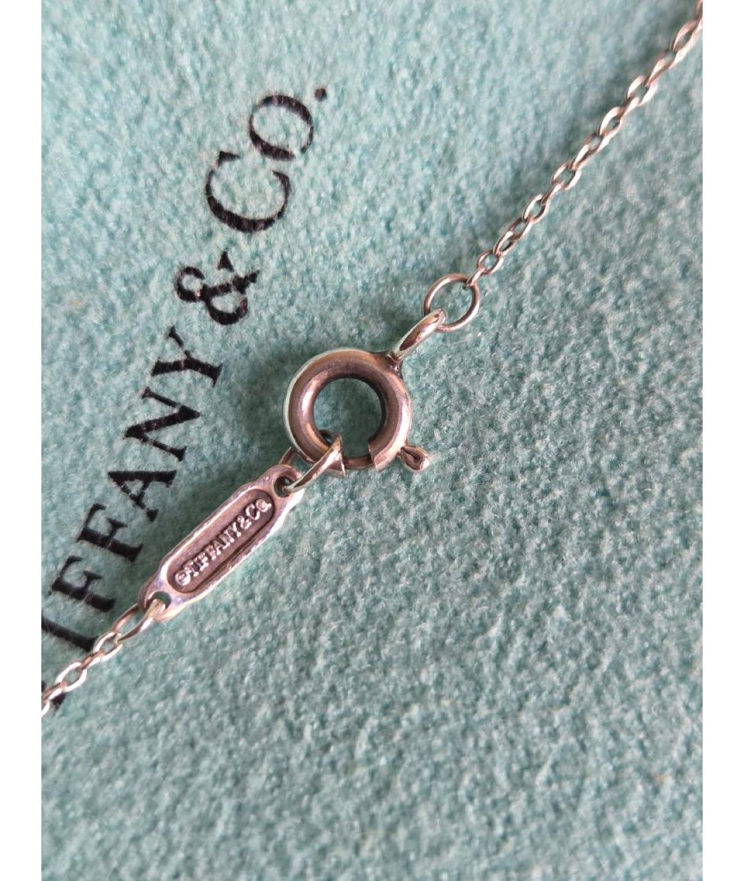 TIFFANY&CO Бирюзовое серебряное колье, фото 4