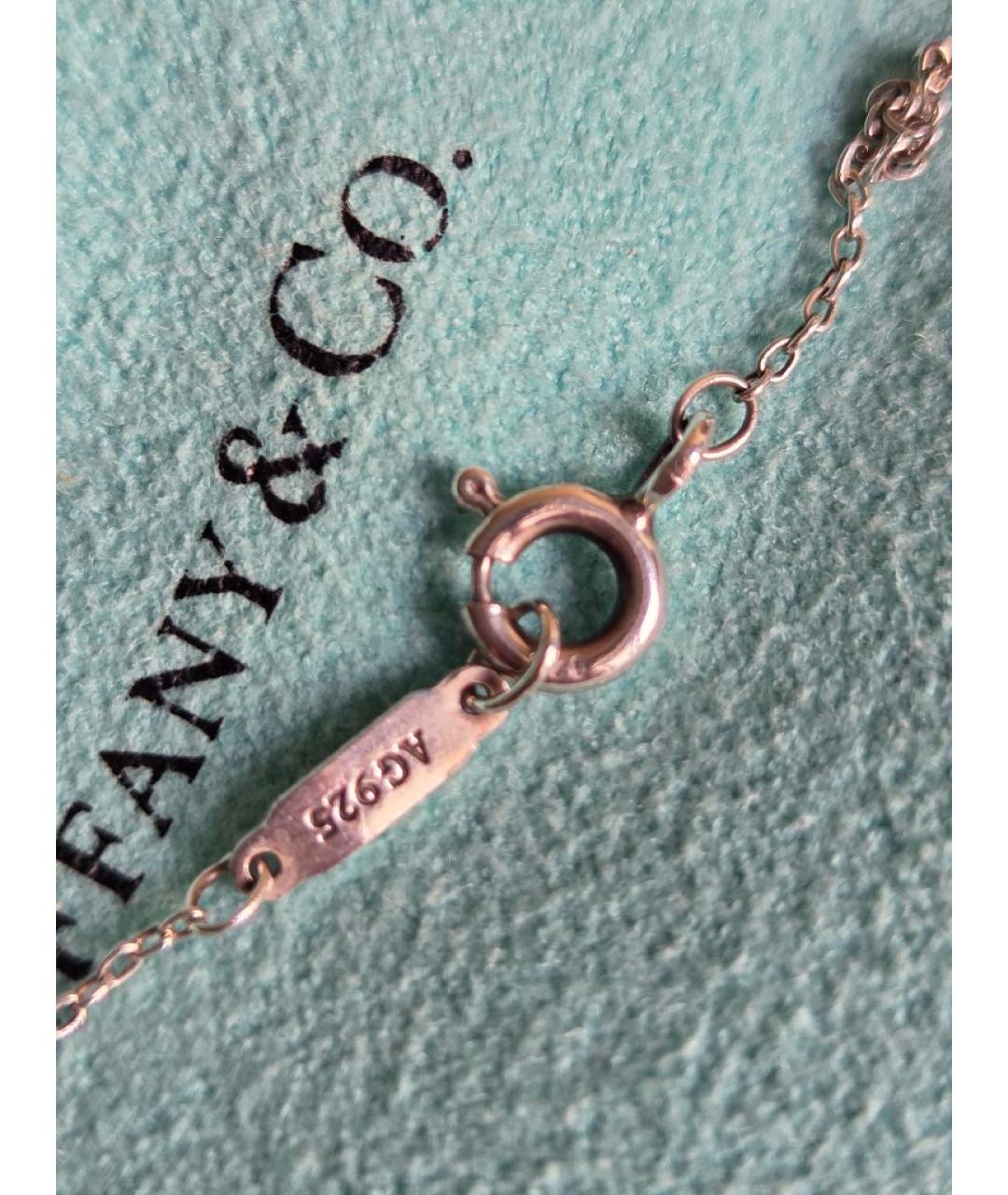 TIFFANY&CO Бирюзовое серебряное колье, фото 5