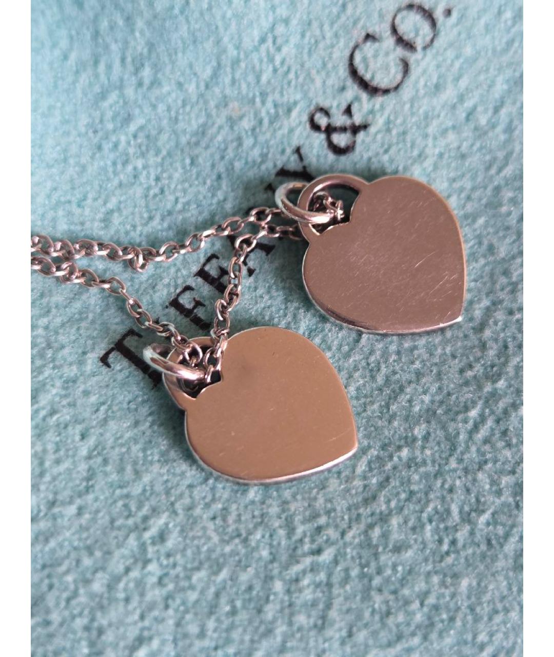 TIFFANY&CO Бирюзовое серебряное колье, фото 3