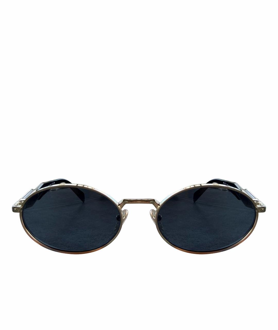 PRADA Черные пластиковые солнцезащитные очки, фото 1