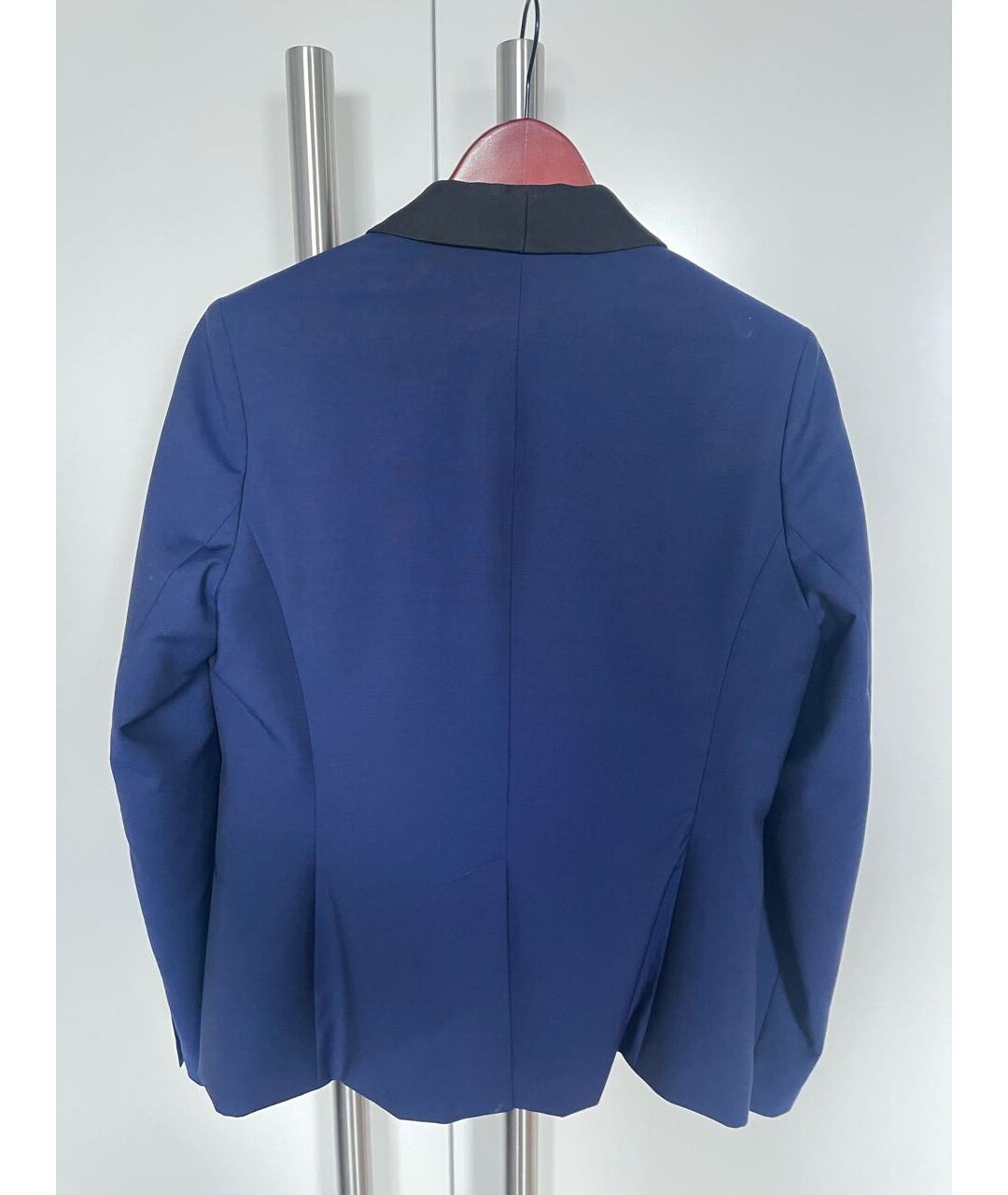 ALEXANDER MCQUEEN Синий шерстяной жакет/пиджак, фото 2