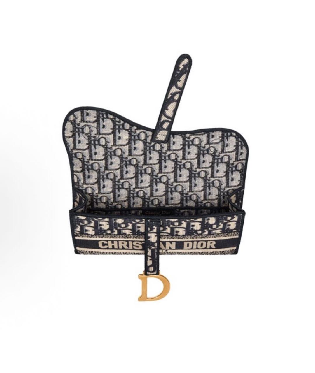 CHRISTIAN DIOR Синяя сумка через плечо, фото 3