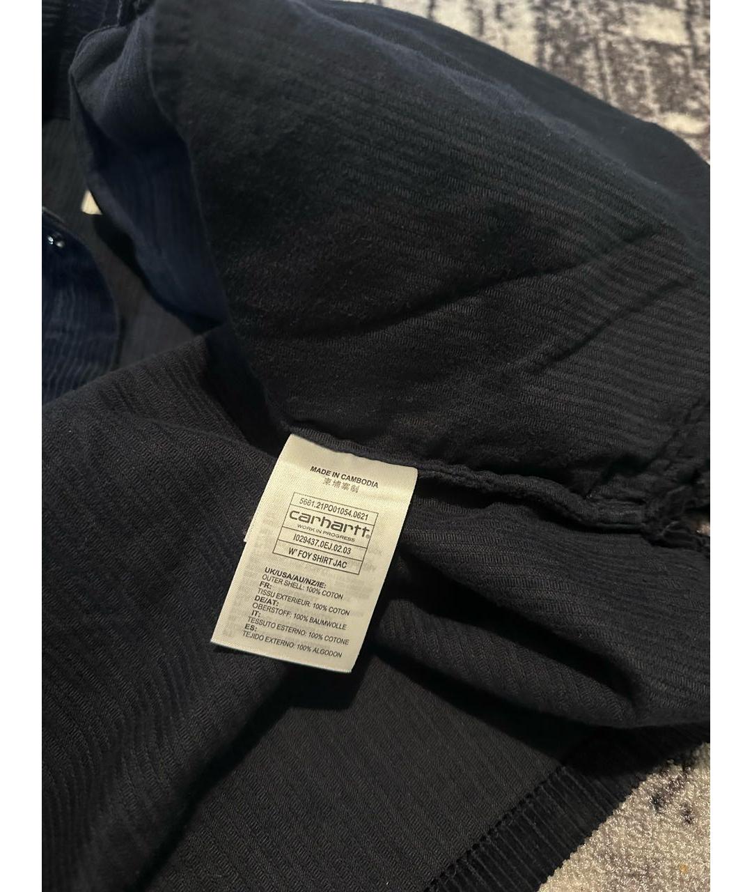 CARHARTT WIP Черная хлопковая куртка, фото 6