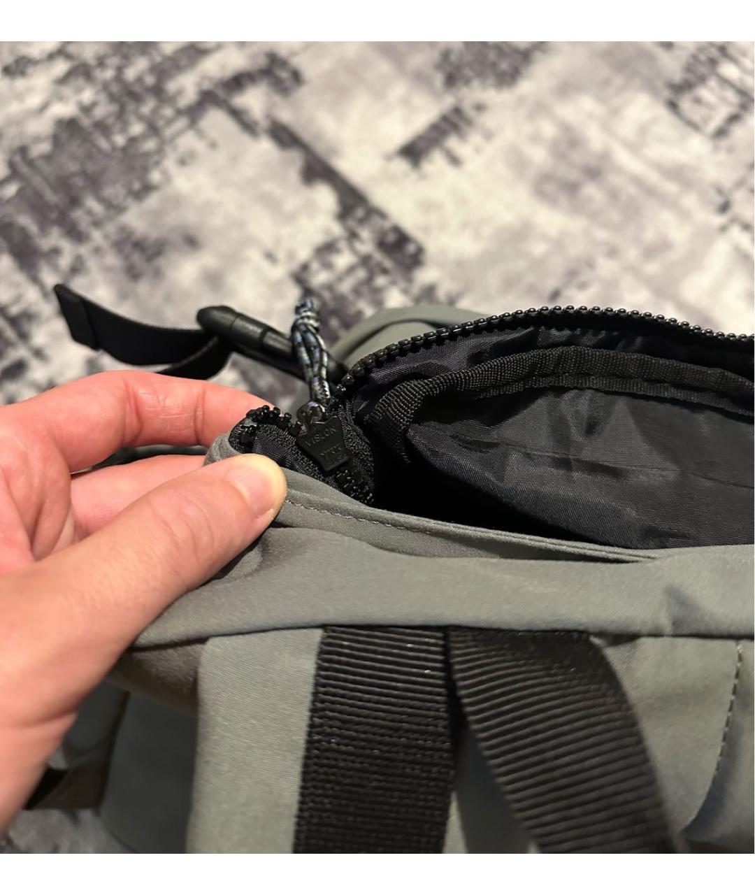 CARHARTT WIP Антрацитовый нейлоновый рюкзак, фото 5