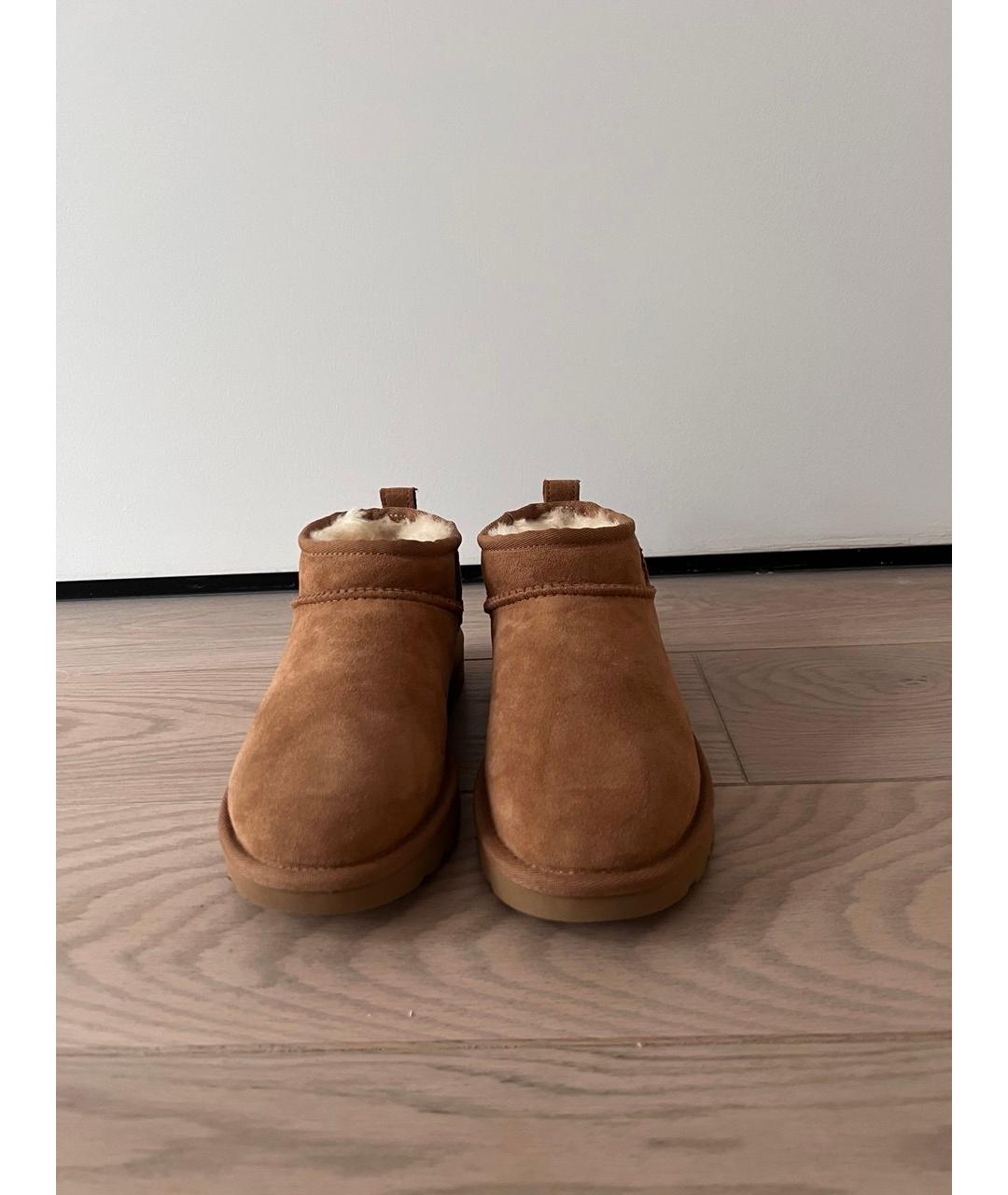 UGG Бежевые замшевые туфли, фото 2
