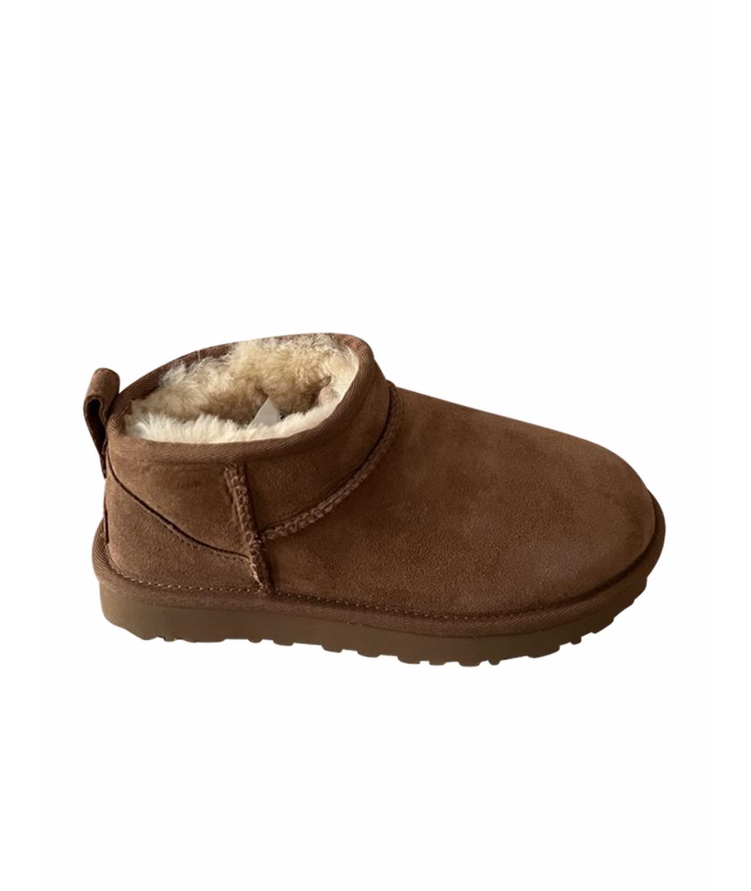 UGG Бежевые замшевые туфли, фото 1