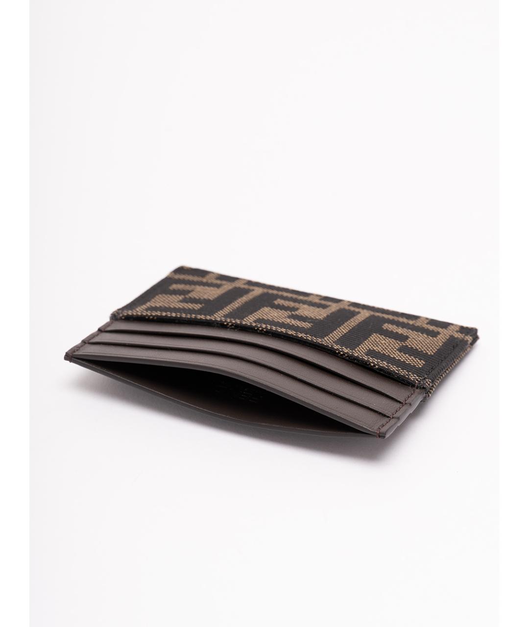 FENDI Коричневый кардхолдер, фото 3