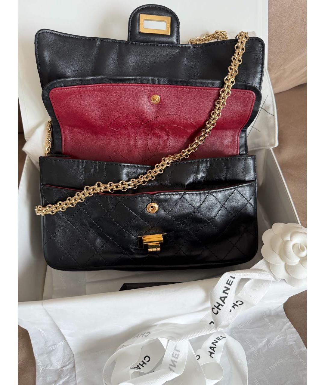 CHANEL Черная кожаная сумка через плечо, фото 4