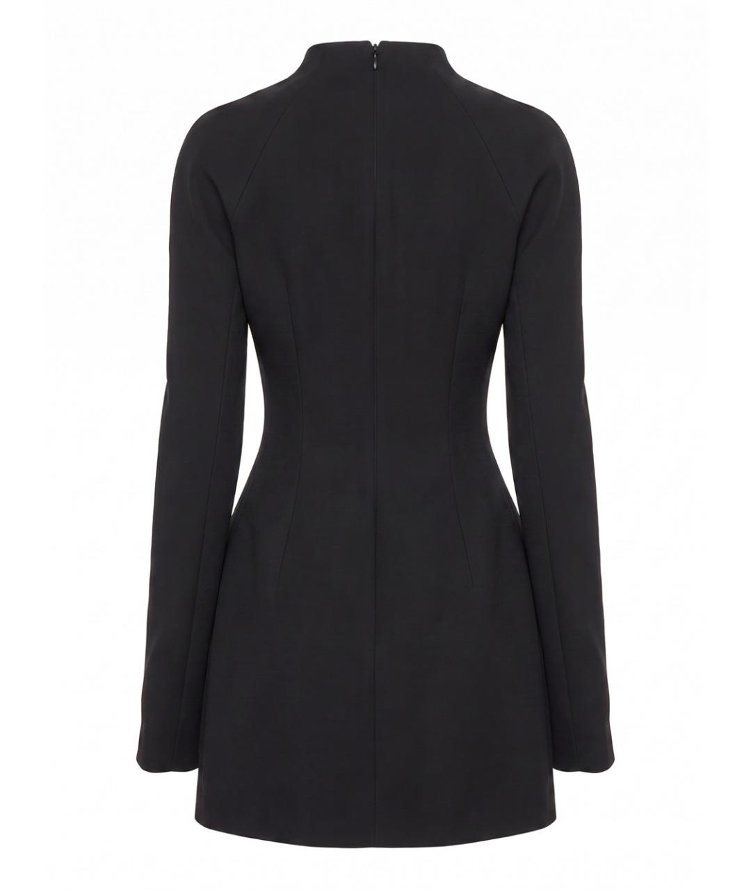 SPORTMAX Черное полиэстеровое платье, фото 2