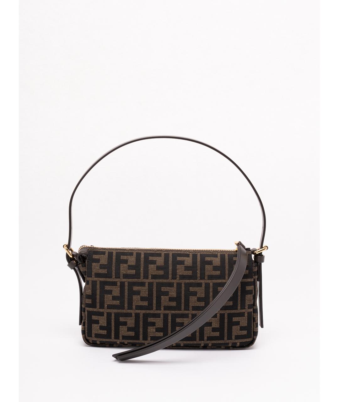 FENDI Коричневая канва сумка через плечо, фото 2