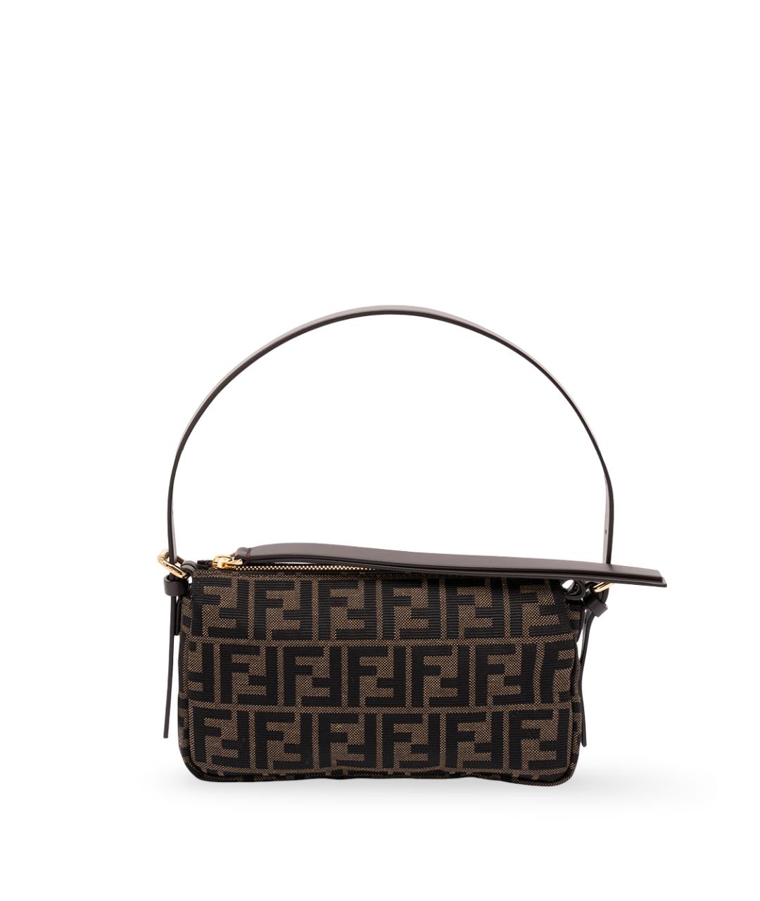 FENDI Коричневая канва сумка через плечо, фото 1