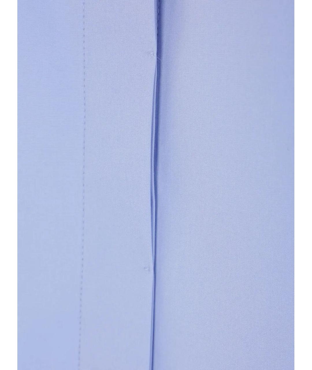 BRUNELLO CUCINELLI Голубая хлопковая рубашка, фото 3