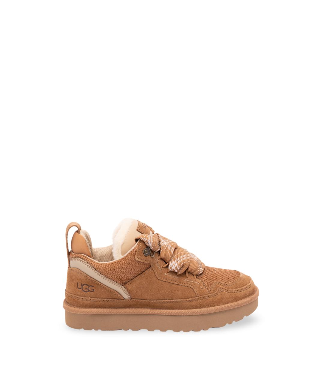 UGG Коричневые кожаные кроссовки, фото 1