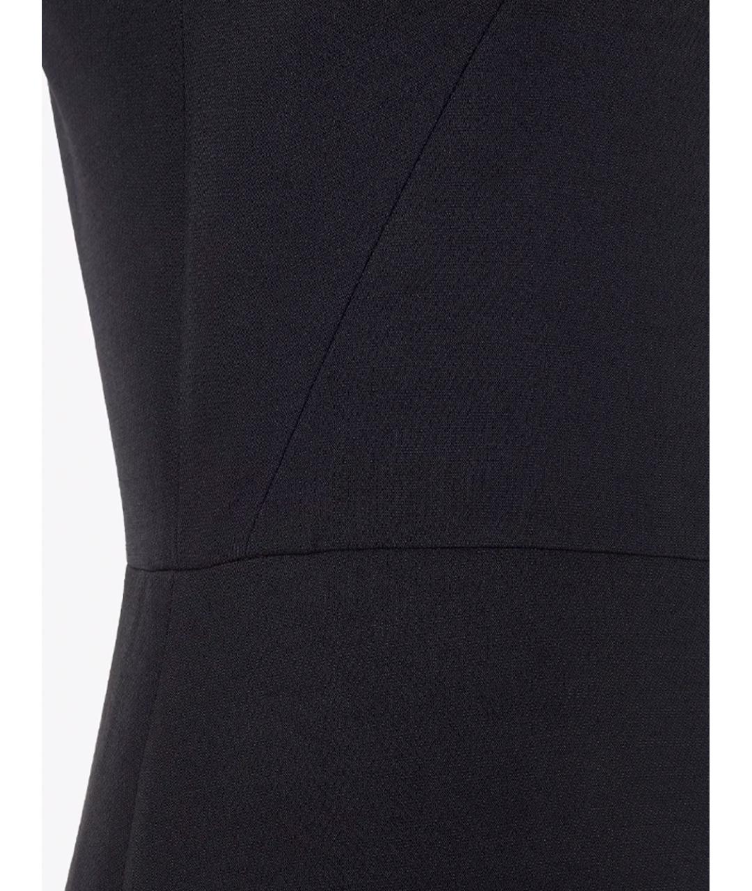 FENDI Черное шерстяное повседневное платье, фото 4