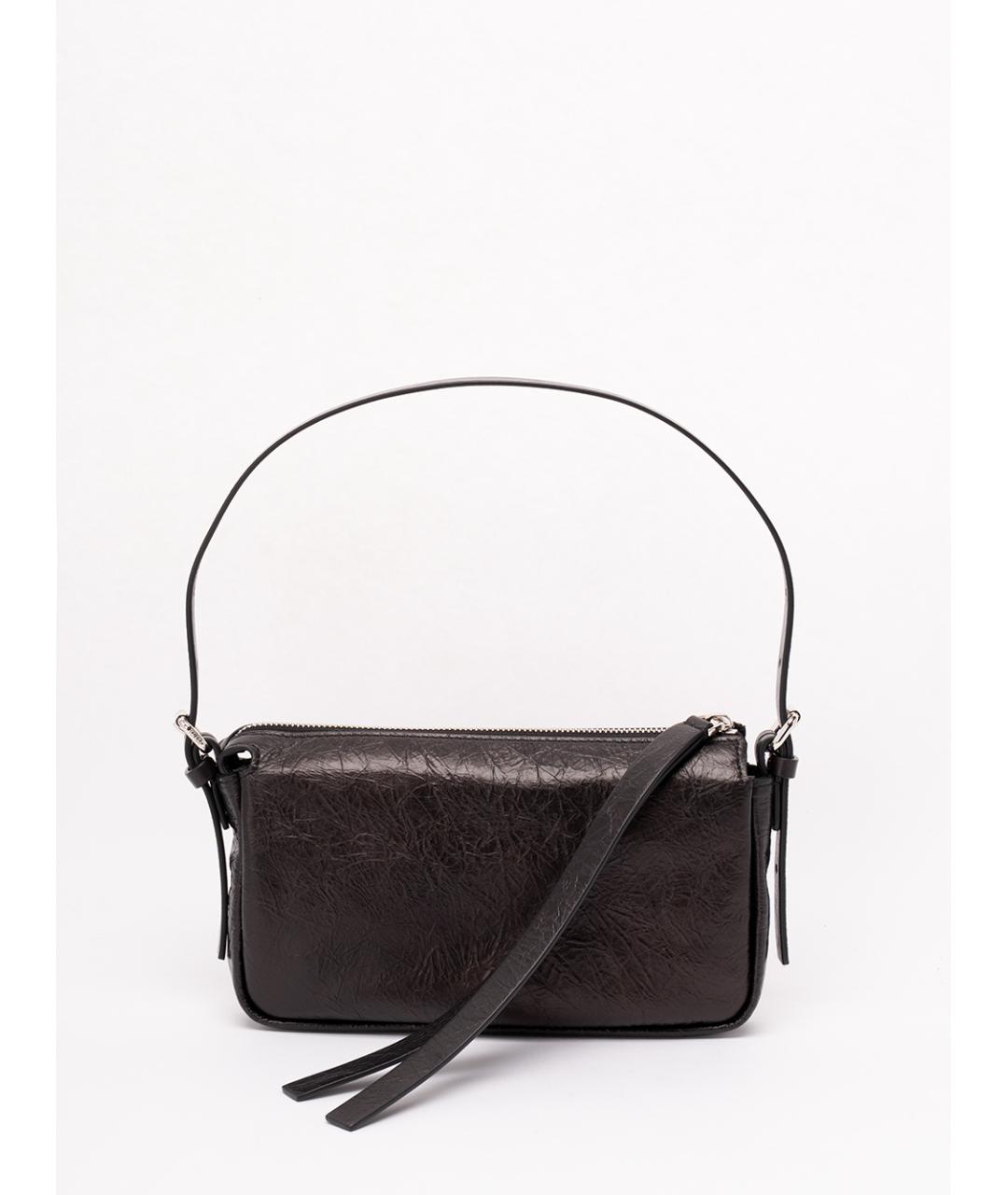 FENDI Черная кожаная сумка через плечо, фото 3