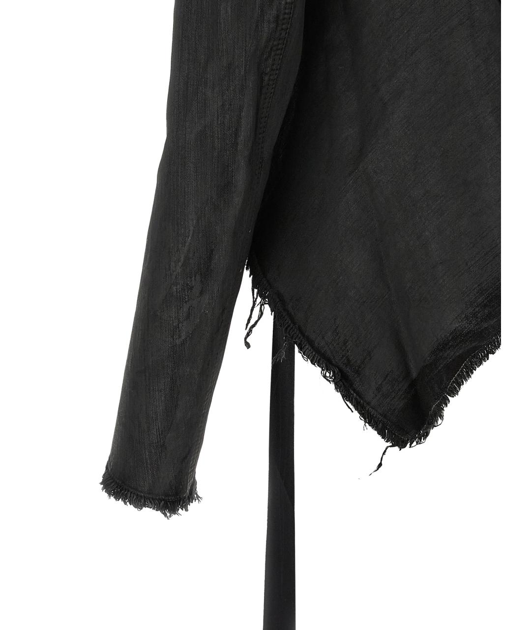 RICK OWENS DRKSHDW Черная хлопковая куртка, фото 4