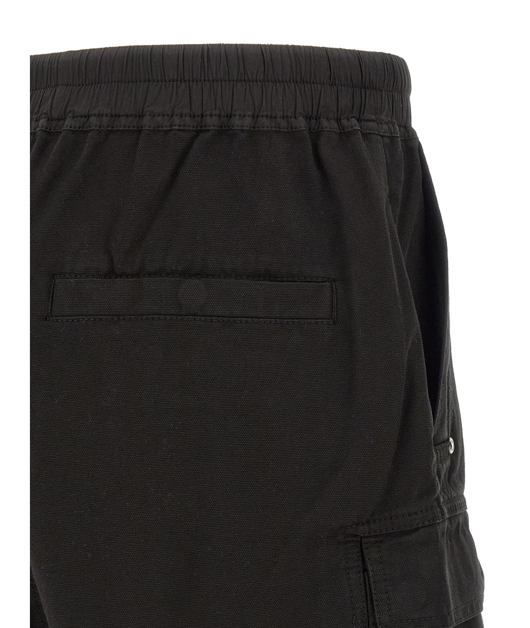 RICK OWENS DRKSHDW Черные хлопковые шорты, фото 4