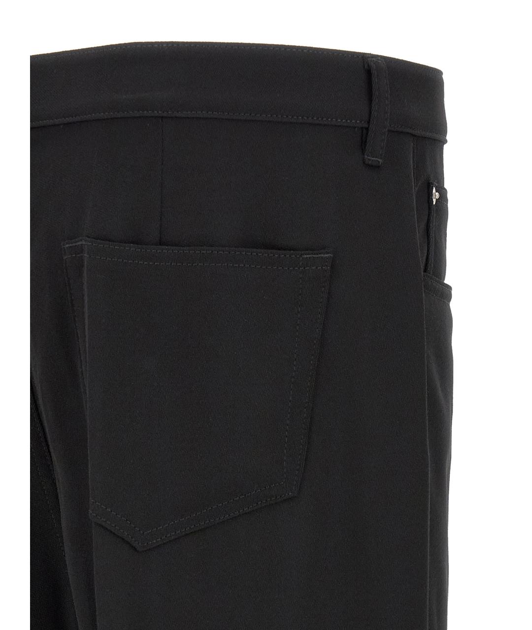 RICK OWENS Черные хлопковые прямые джинсы, фото 4