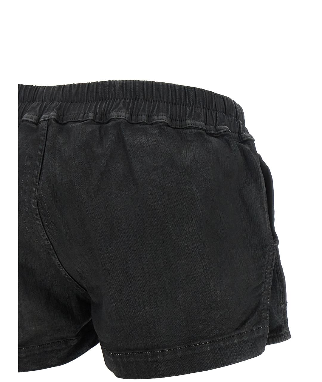 RICK OWENS DRKSHDW Черные хлопковые шорты, фото 4