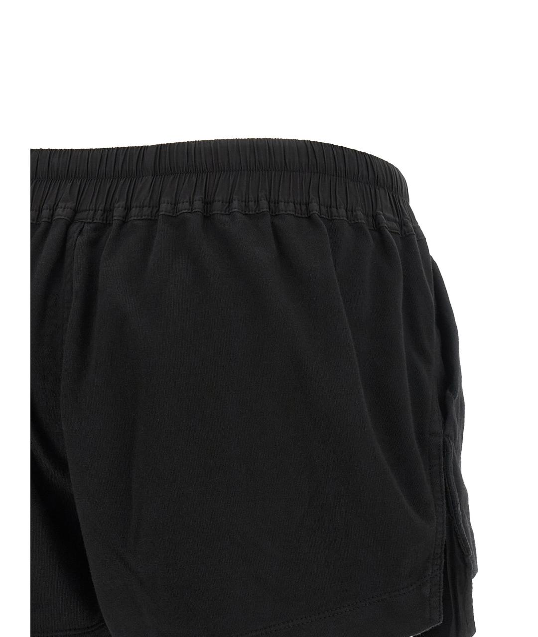 RICK OWENS DRKSHDW Черные хлопковые шорты, фото 4