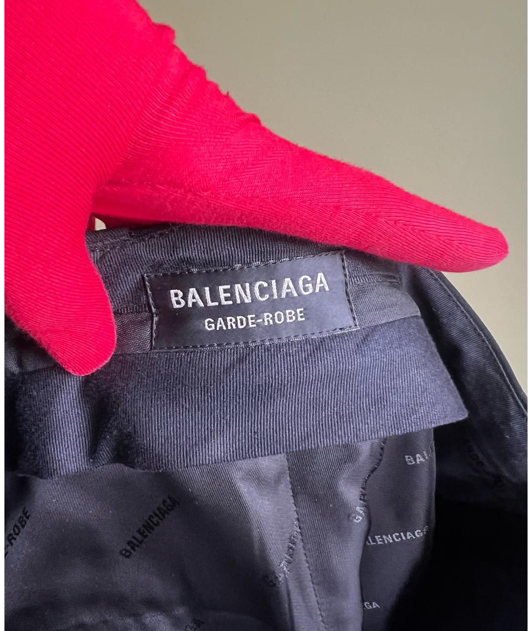 BALENCIAGA Черная шерстяная юбка макси, фото 8