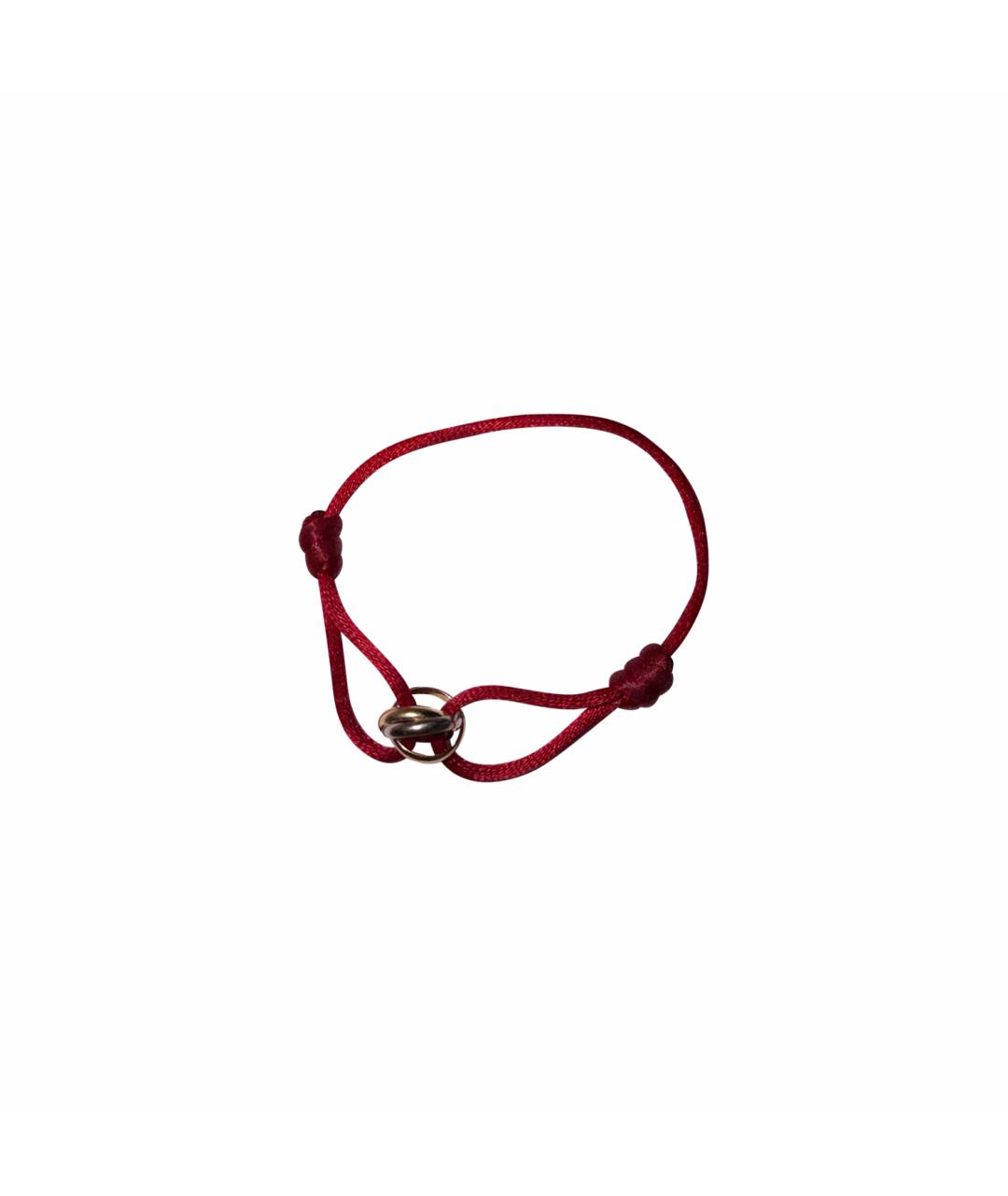 CARTIER Бордовый браслет из желтого золота, фото 1
