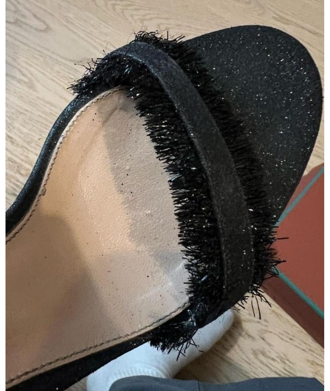 GIANVITO ROSSI Черные босоножки, фото 3