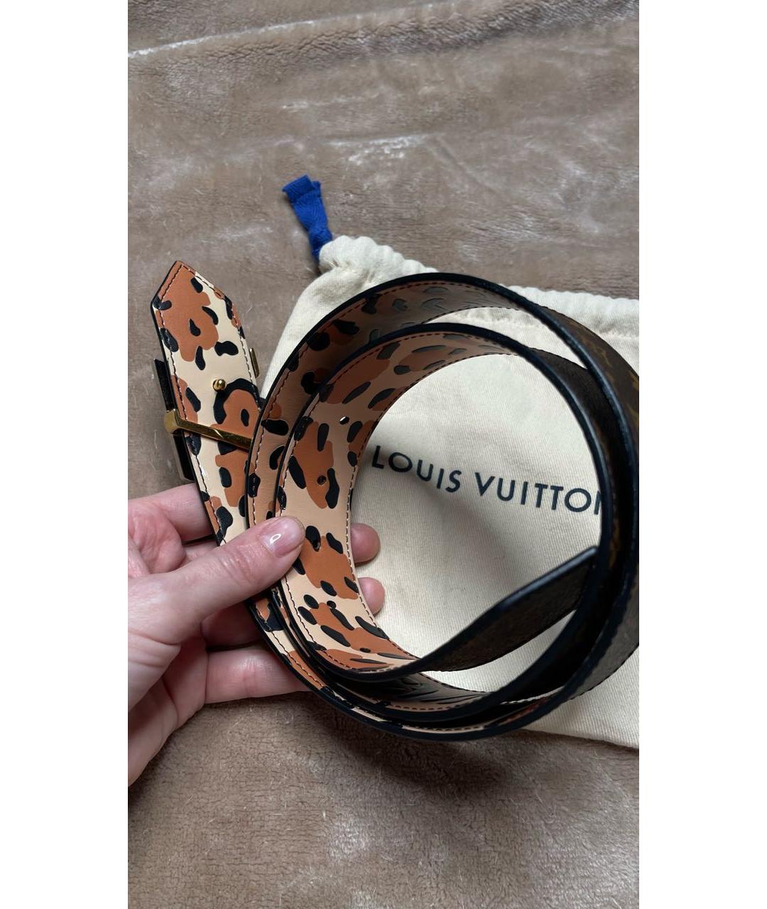 LOUIS VUITTON Мульти кожаный ремень, фото 4