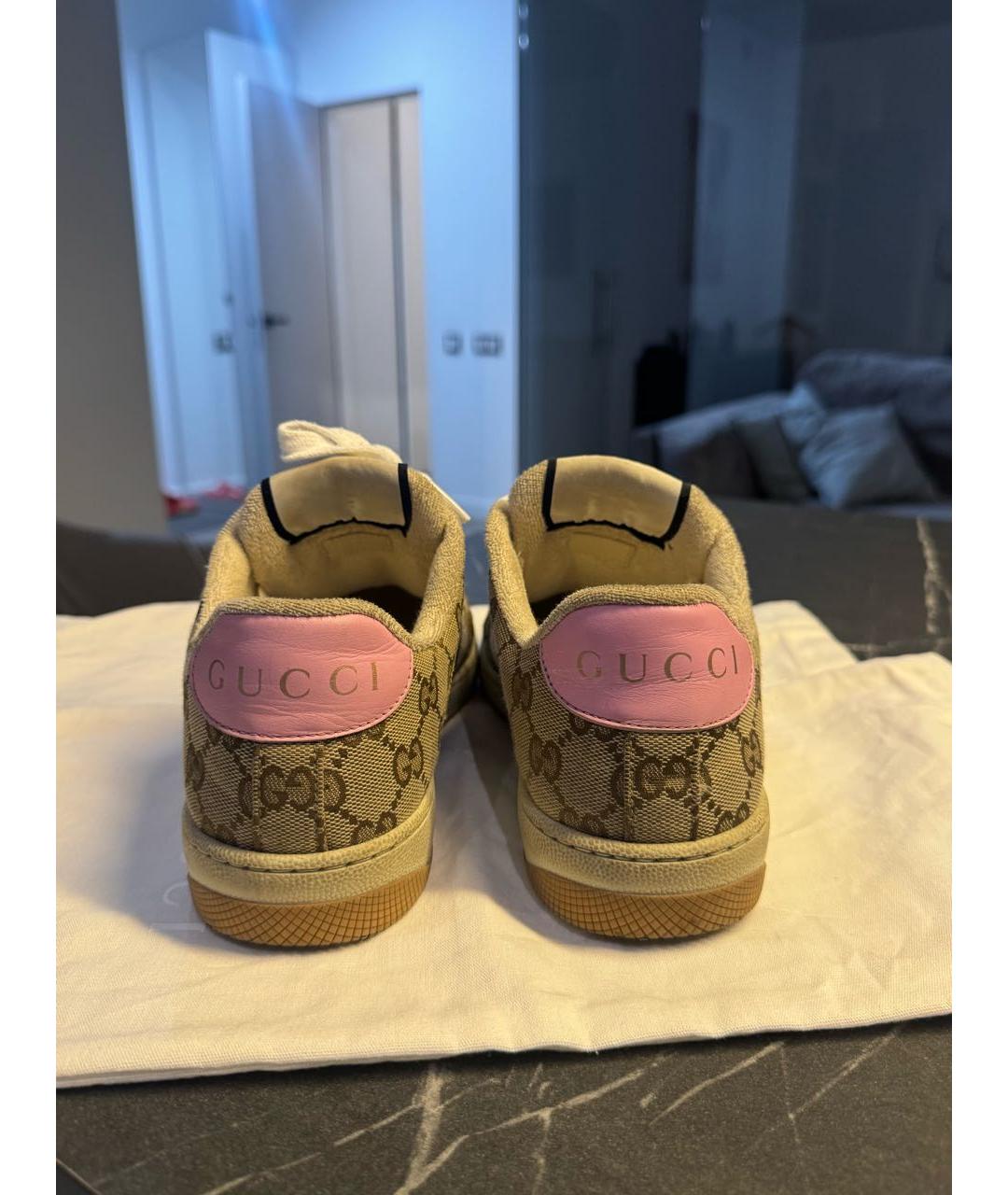GUCCI Текстильные кеды, фото 4