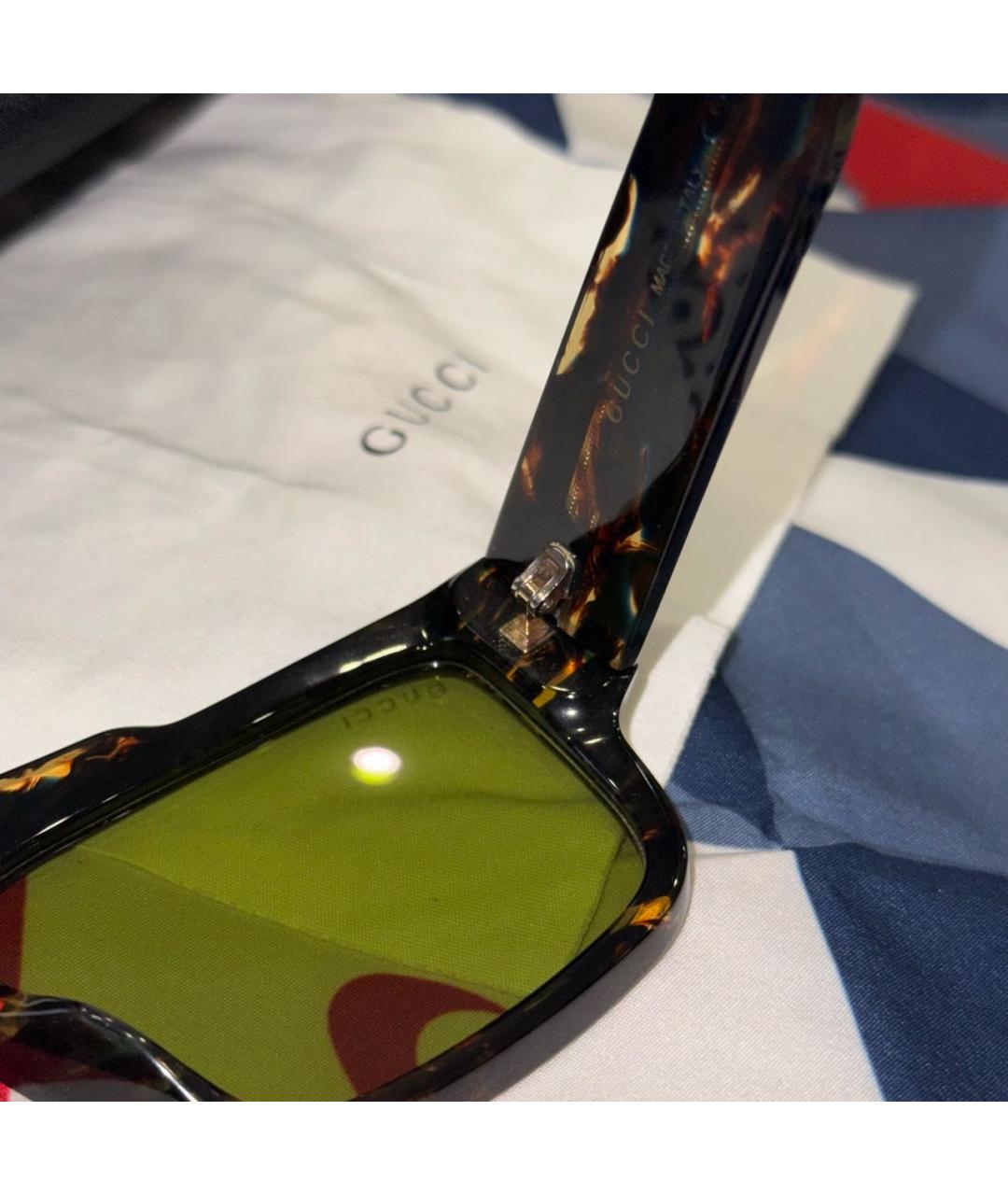 GUCCI Мульти пластиковые солнцезащитные очки, фото 6