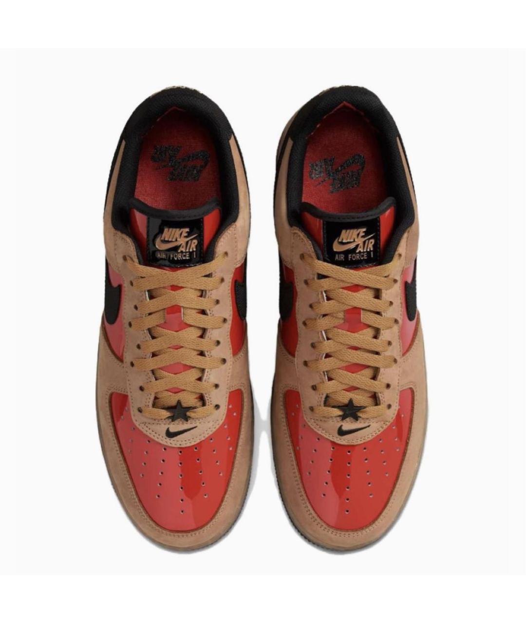 NIKE Оранжевые замшевые кеды, фото 2