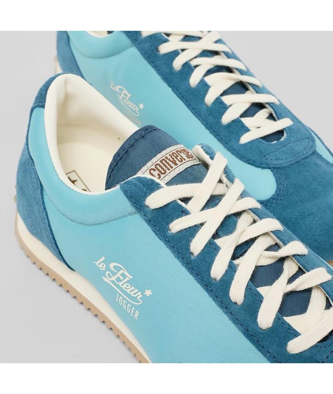 CONVERSE Голубые замшевые кеды, фото 3