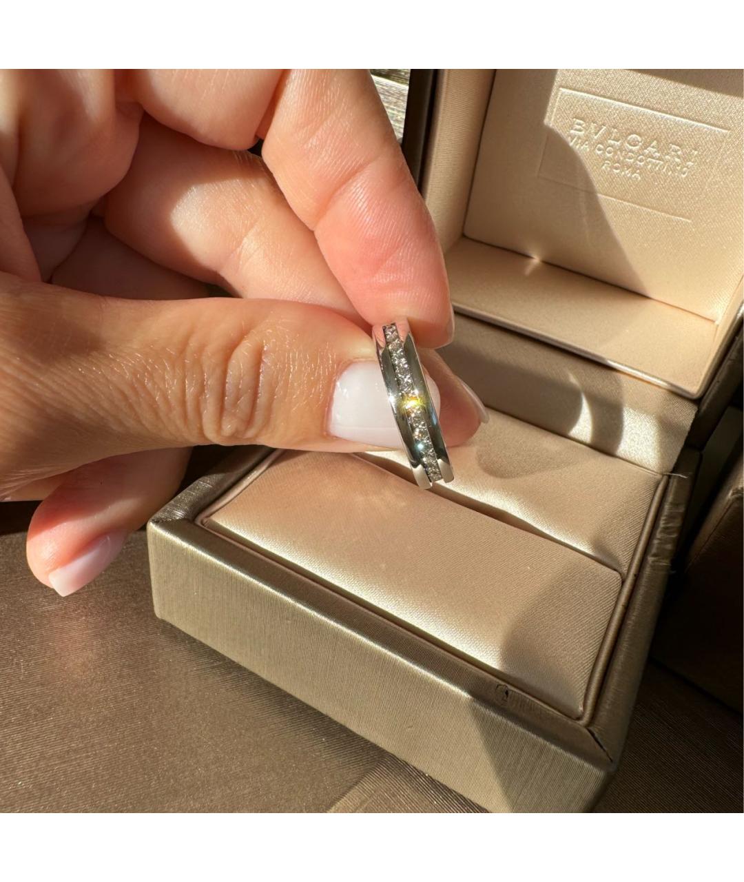 BVLGARI Серебряное кольцо из белого золота, фото 5