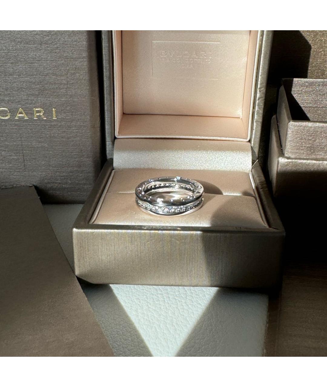 BVLGARI Серебряное кольцо из белого золота, фото 2