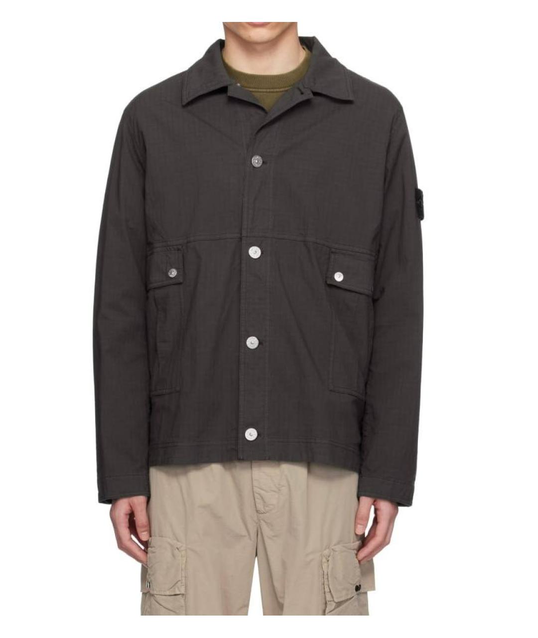 STONE ISLAND Серая куртка, фото 5