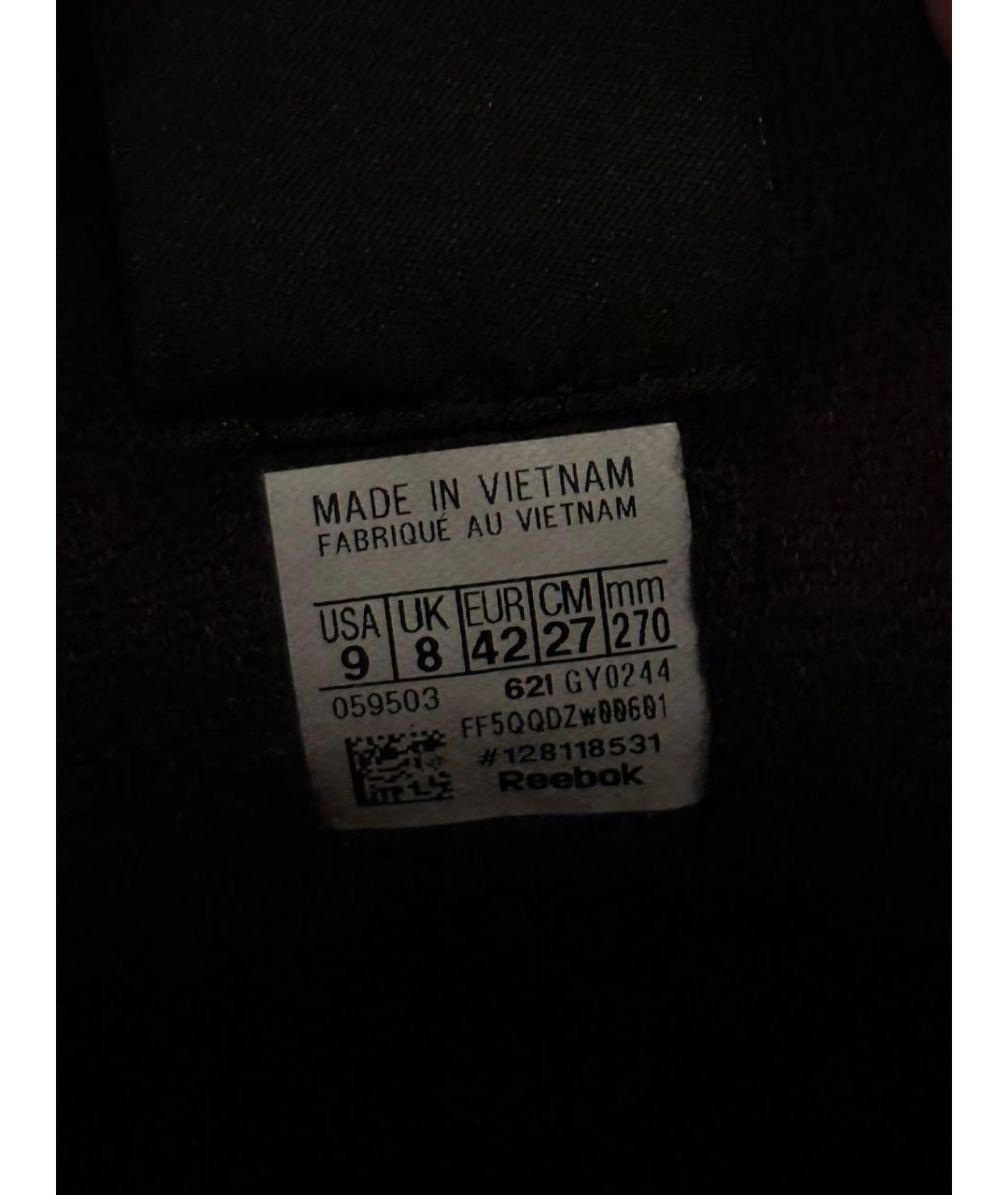 MAISON MARGIELA Черные кожаные низкие кроссовки / кеды, фото 7