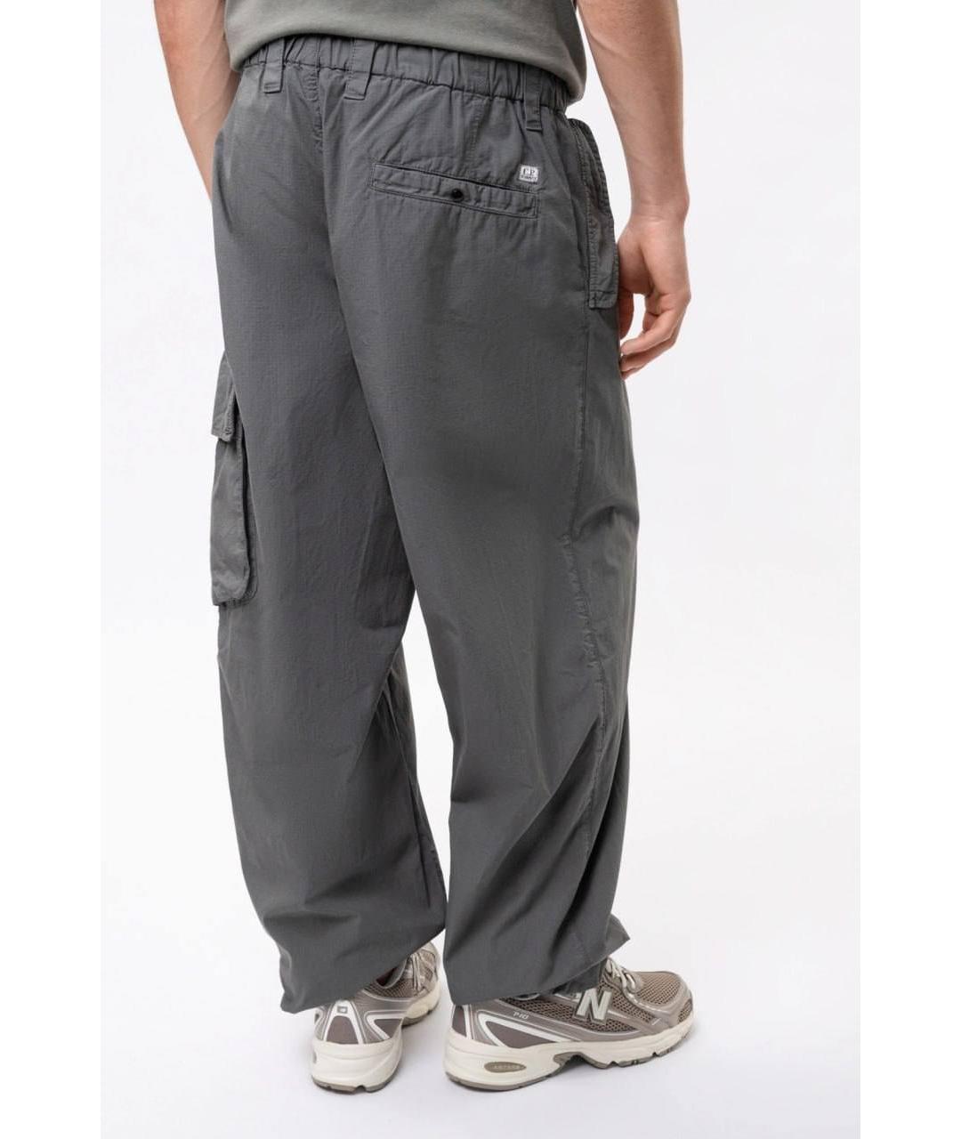 CP COMPANY Серые повседневные брюки, фото 4