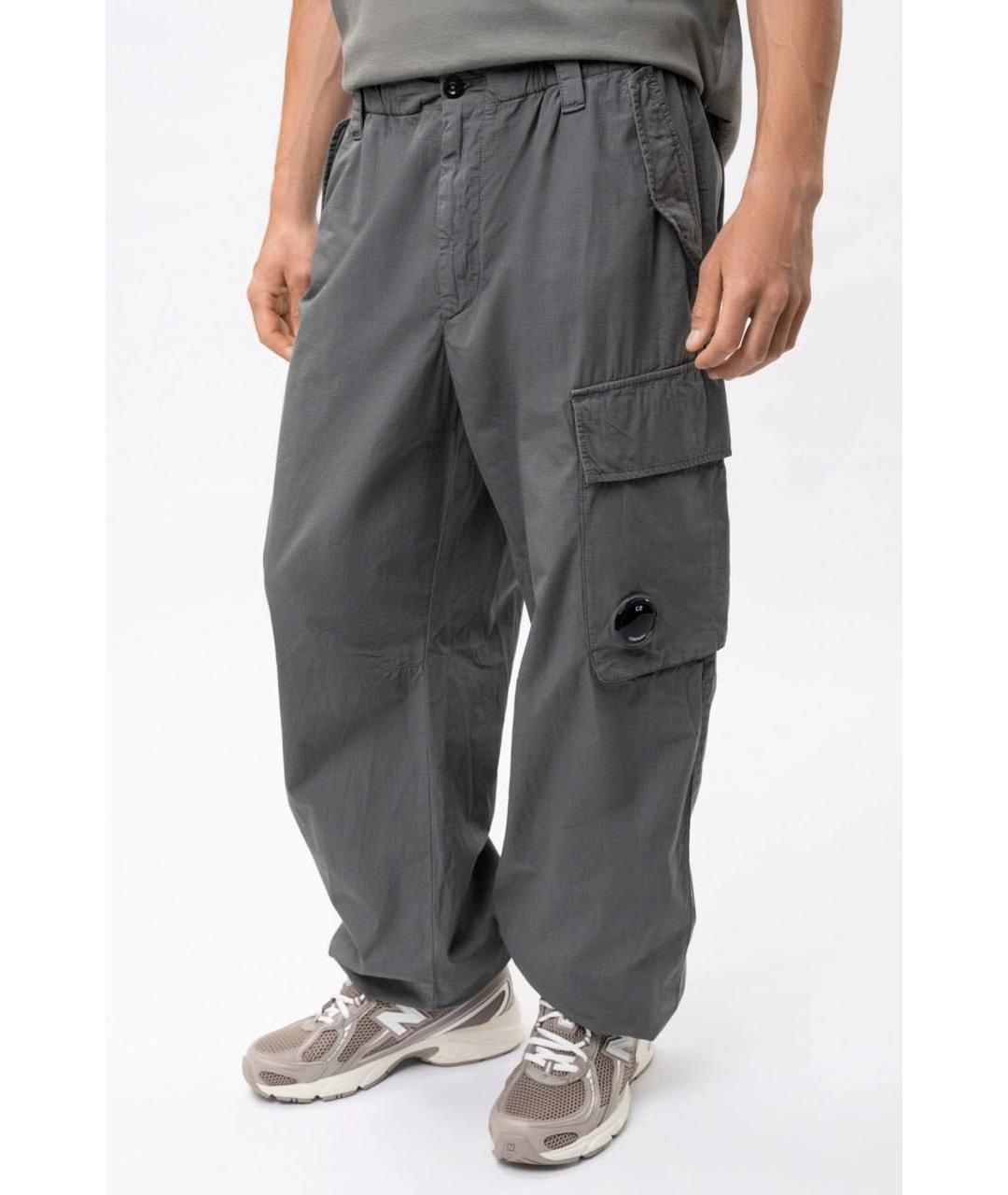 CP COMPANY Серые повседневные брюки, фото 5