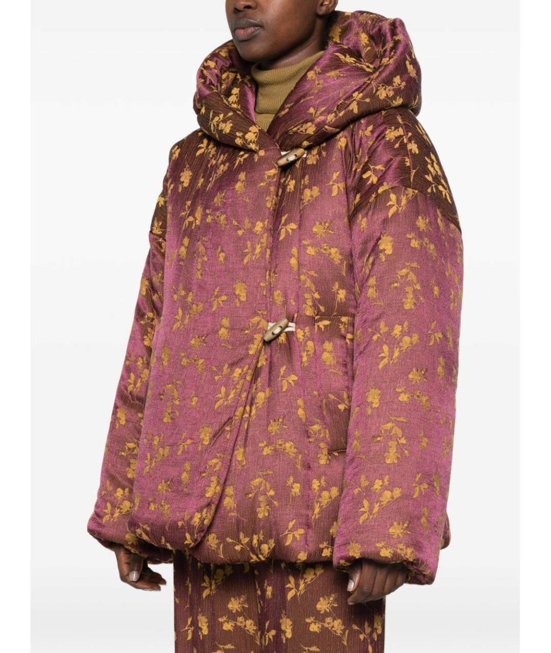 DRIES VAN NOTEN Фиолетовая вискозная куртка, фото 5