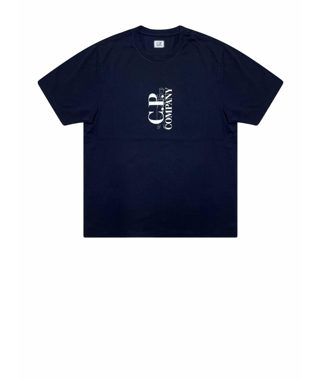 CP COMPANY Темно-синяя футболка, фото 3