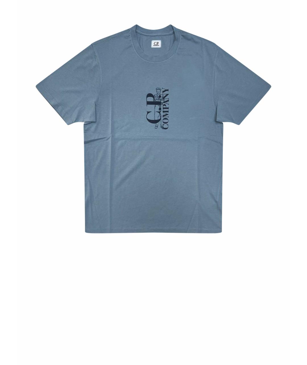 CP COMPANY Голубая футболка, фото 1