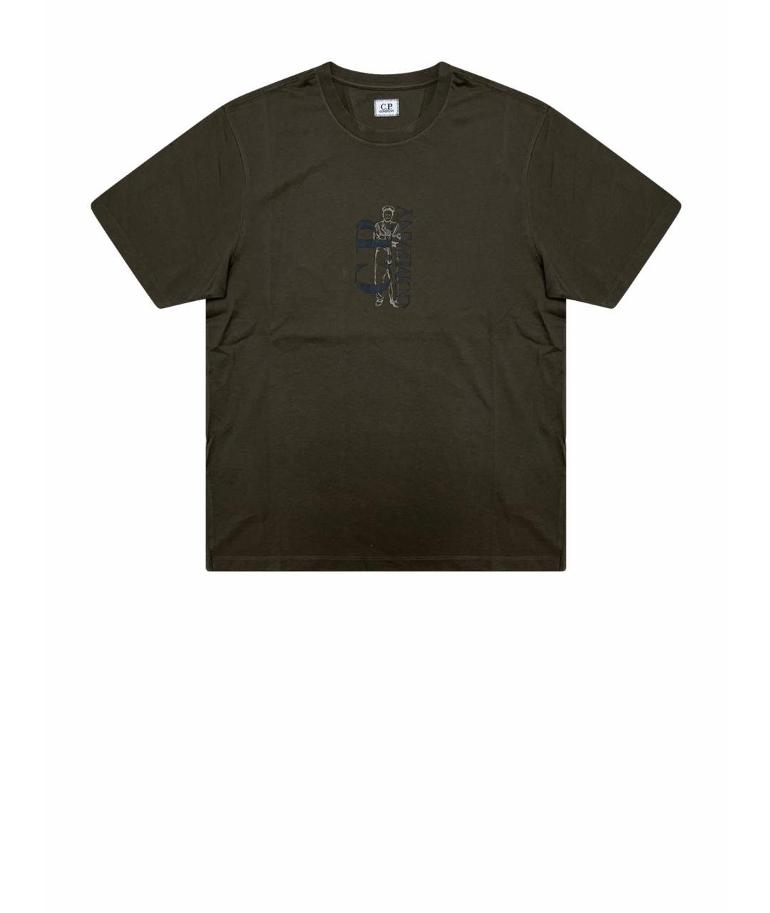 CP COMPANY Хаки футболка, фото 1
