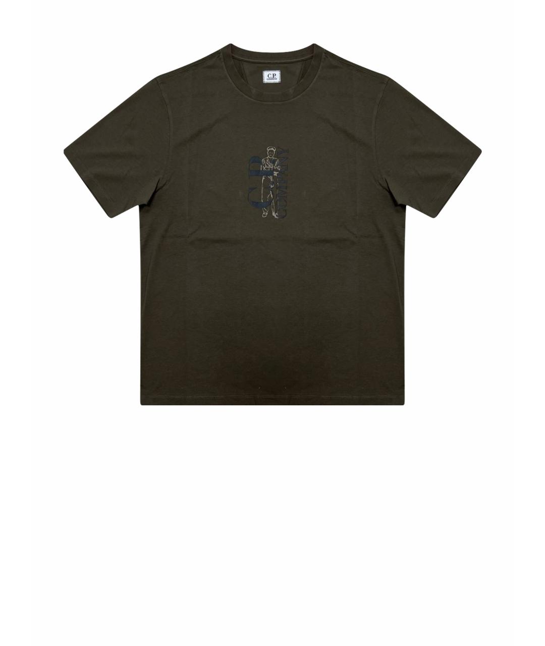 CP COMPANY Хаки футболка, фото 3