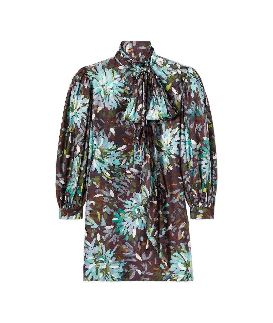 GUCCI Мульти коктейльное платье, фото 1