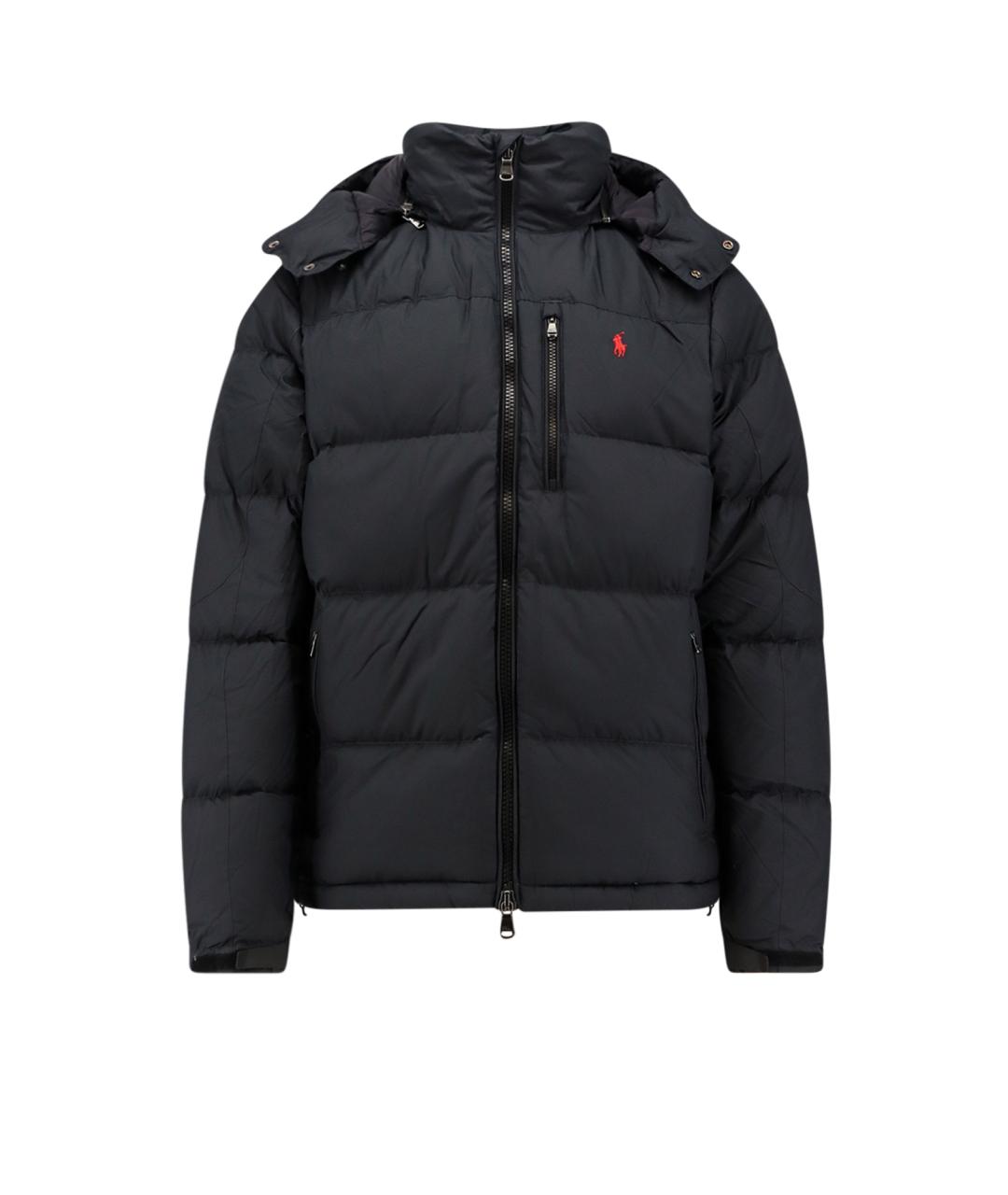 POLO RALPH LAUREN Черный пуховик, фото 1