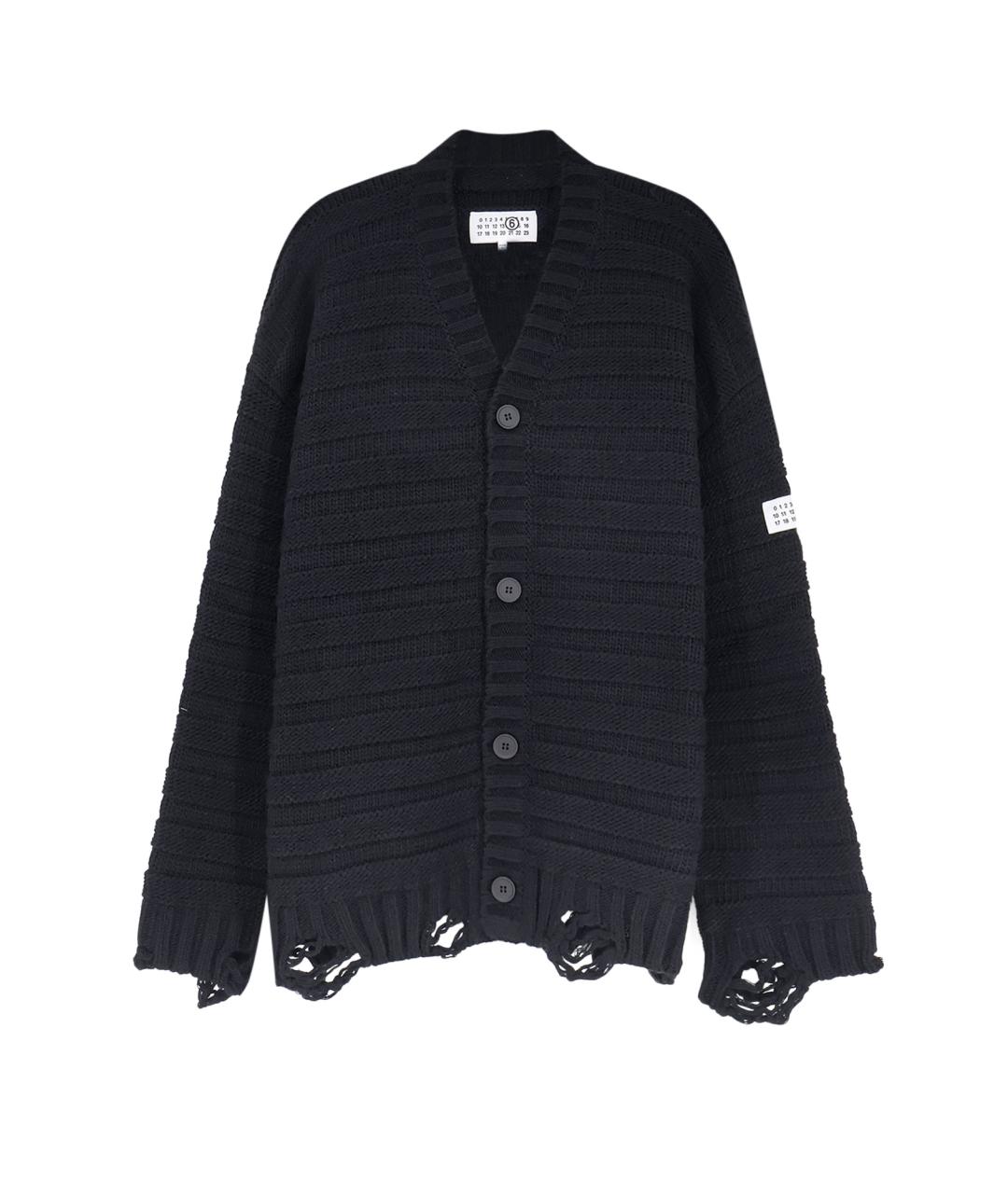 MM6 MAISON MARGIELA Черный кардиган, фото 1