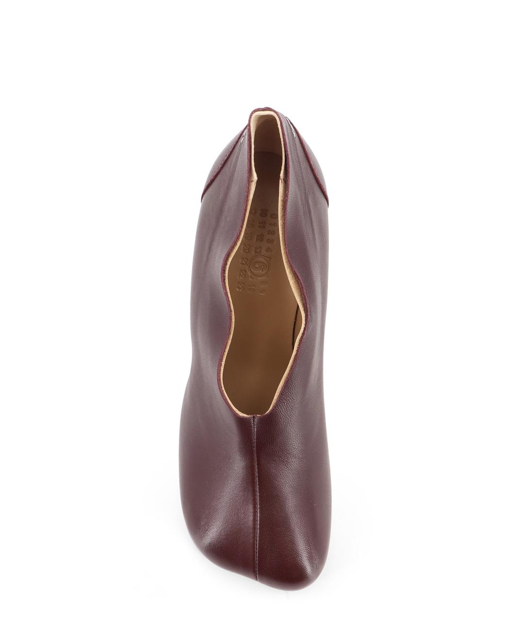 MM6 MAISON MARGIELA Коричневые кожаные туфли, фото 4