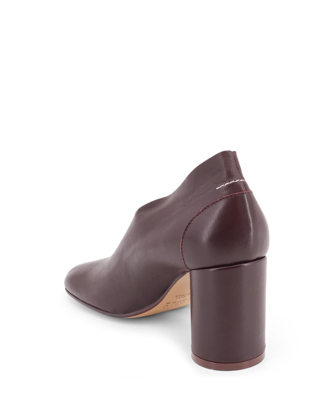 MM6 MAISON MARGIELA Коричневые кожаные туфли, фото 3