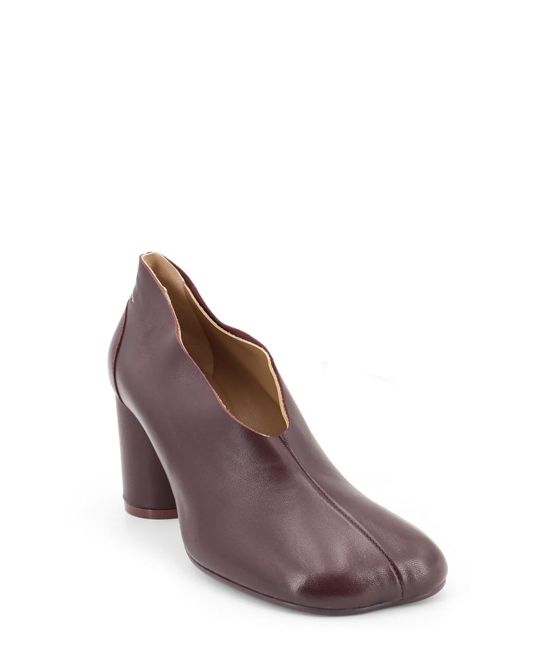 MM6 MAISON MARGIELA Коричневые кожаные туфли, фото 2