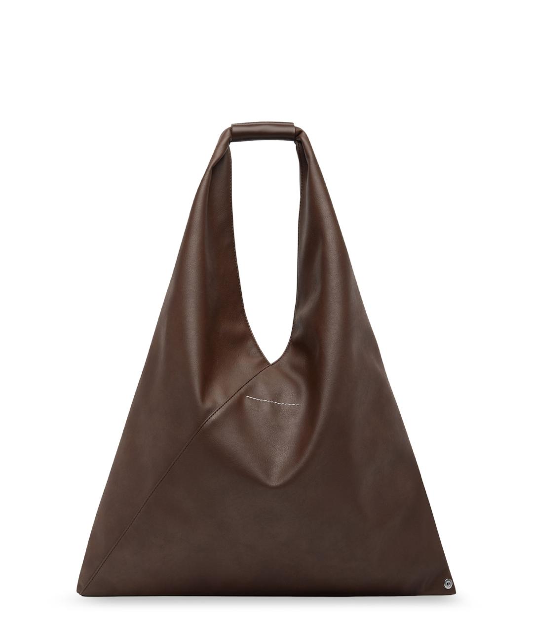 MM6 MAISON MARGIELA Коричневая сумка тоут, фото 2